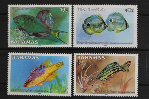 Bahamas, Fische / Meerestiere, MiNr. 619-630 III, postfrisch