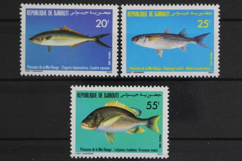 Dschibuti, Fische / Meerestiere, MiNr. 468-470, postfrisch