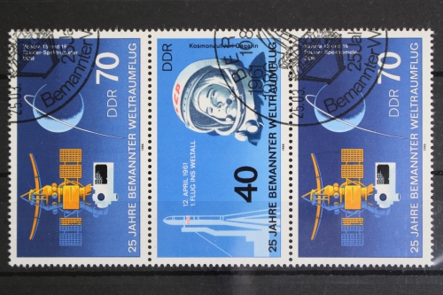 DDR, Weltraum, MiNr. S Zd 317, gestempelt