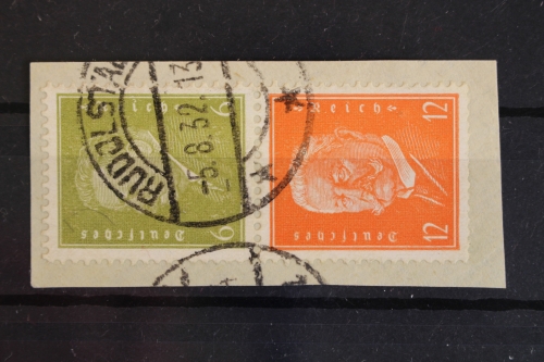 Deutsches Reich, MiNr. S 46, Briefstück