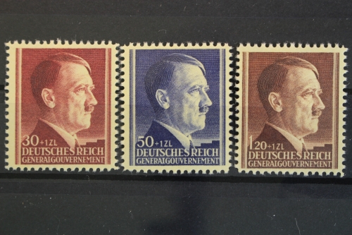 Generalgouvernement, MiNr. 89-91, postfrisch