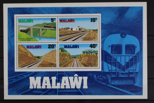 Malawi, Eisenbahn, MiNr. Block 55, postfrisch