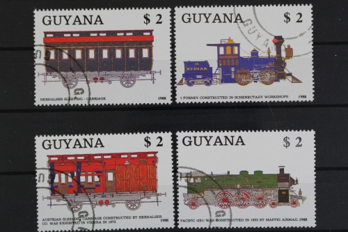 Guyana, Eisenbahn, MiNr. 2475-2478, gestempelt