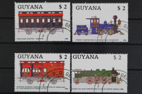 Guyana, Eisenbahn, MiNr. 2475-2478, gestempelt
