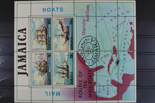 Jamaika, Schiffe, MiNr. Block 6, postfrisch