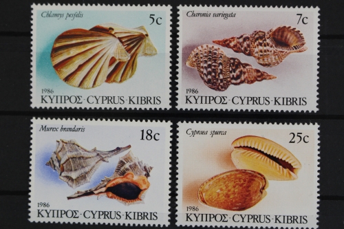 Zypern, Fische / Meerestiere, MiNr. 657-660, postfrisch