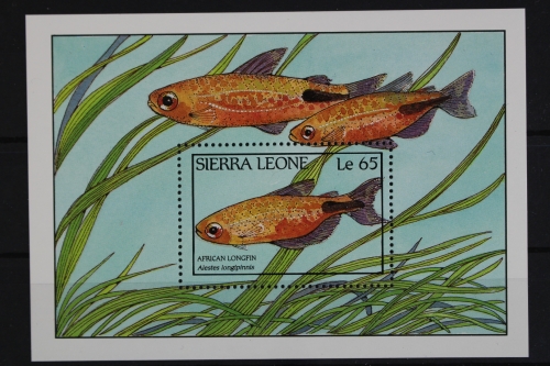 Sierra Leone, Fische / Meerestiere, MiNr. Block 76, postfrisch