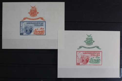 Guinea, MiNr. Block 3 + 4, postfrisch