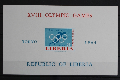 Liberia, Olympiade, MiNr. Block 31 B, postfrisch
