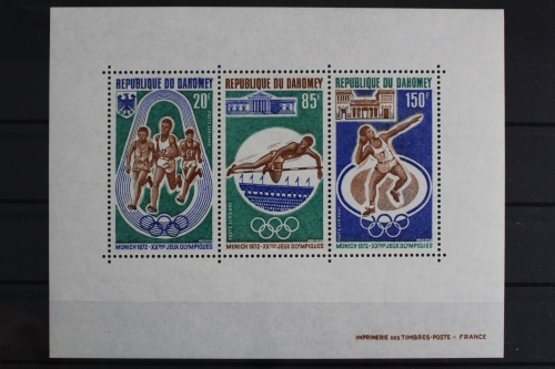 Dahomey, Olympiade, MiNr. Block 19, postfrisch