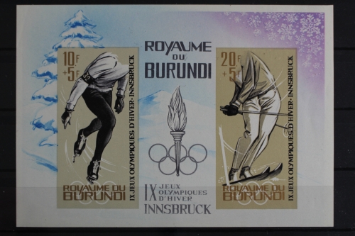 Burundi, Olympiade, MiNr. Block 3 B, postfrisch