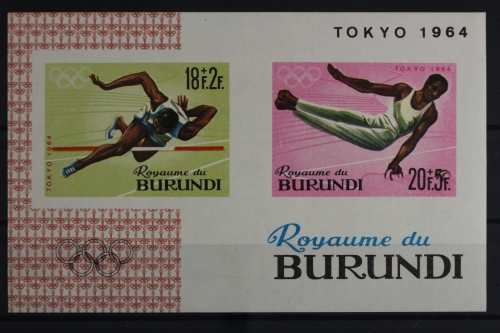 Burundi, Olympiade, MiNr. Block 5 B, postfrisch