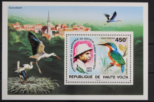 Obervolta, Vögel, MiNr. Block 35, postfrisch