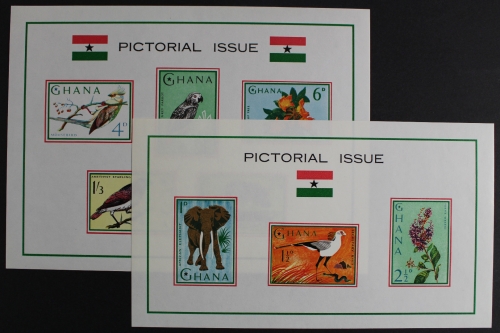 Ghana, Tiere, MiNr. Block 14 +15, postfrisch