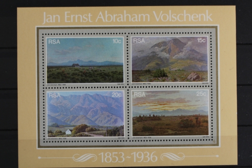 Südafrika, Gemälde, MiNr. Block 6, postfrisch