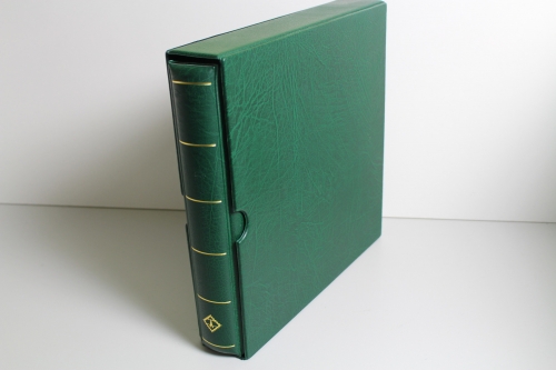 Leuchtturm, grüner Drehstabbinder mit Kassette