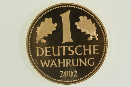 Deutschland, 1 Deutsche Währung, Goldmedaille, 10 g, 900er, Polierte Platte / Proof