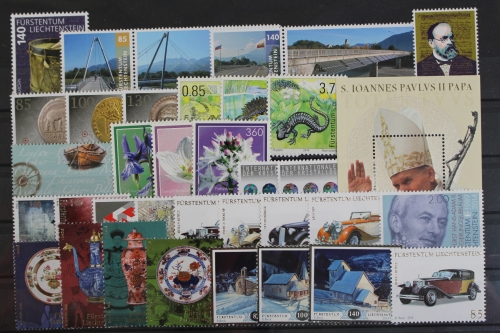 Liechtenstein, MiNr. 1702-1741, Jahrgang 2014, postfrisch