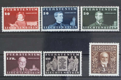 Liechtenstein, MiNr. 186-191, postfrisch