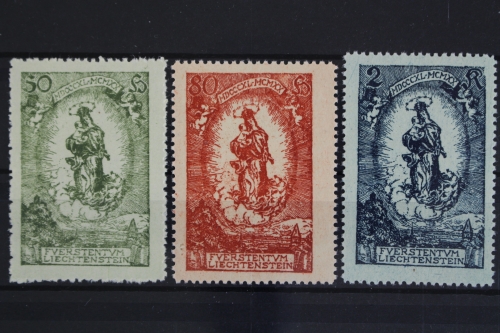 Liechtenstein, MiNr. 40-42, postfrisch
