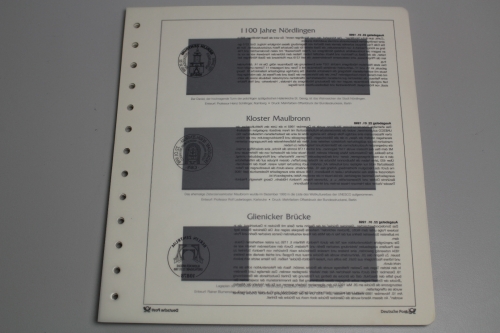 Deutsche Post, Deutschland Plus Jahrgang 1998, Vordrucke für Eckrandmarken