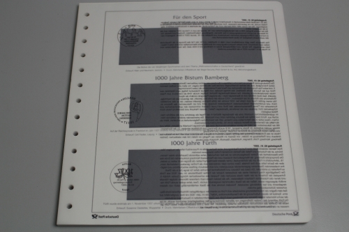 Deutsche Post, Deutschland Plus Jahrgang 2007, Vordrucke für Eckrandmarken