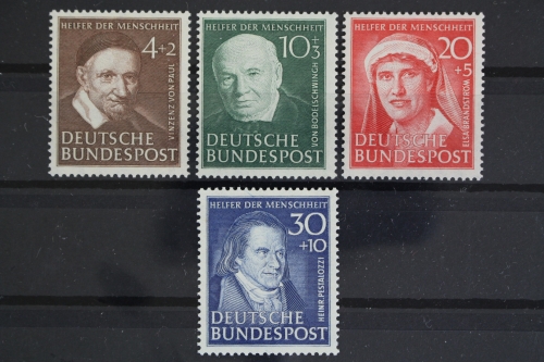 Deutschland (BRD), MiNr. 143-146, Falz