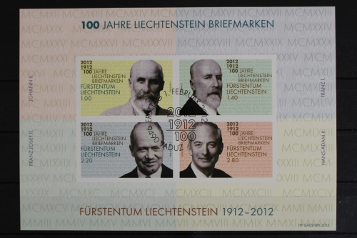 Liechtenstein, MiNr. Block 21, ESST