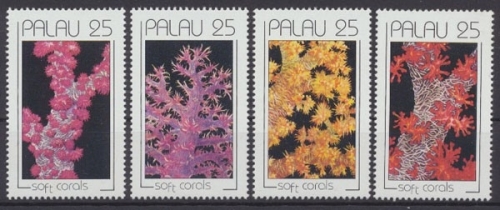 Palau, Fische / Meerestiere, MiNr. 343-346, postfrisch