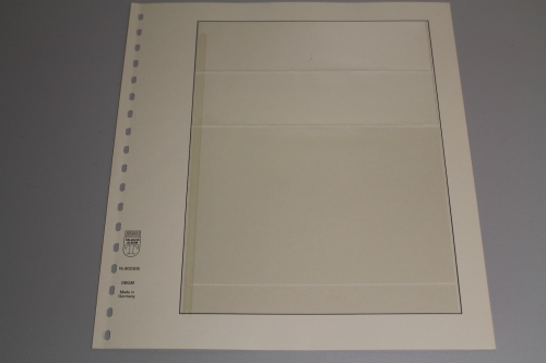 Lindner, T-Blanko-Blatt 802305, 3 Taschen 45 x 44 x 124 mm, Breite 189 mm