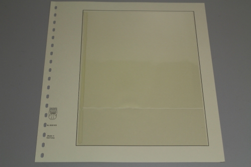 Lindner, T-Blanko-Blatt 802103, 1 Tasche 185 mm, Breite 189 mm