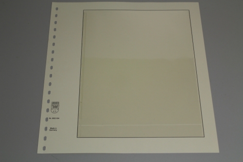 Lindner, T-Blanko-Blatt 802104, 1 Tasche 225 mm, Breite 189 mm