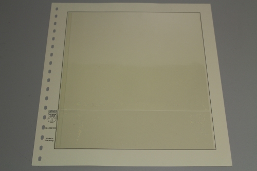 Lindner, T-Blanko-Blatt 802109, 1 Tasche 185 mm, Breite 219 mm