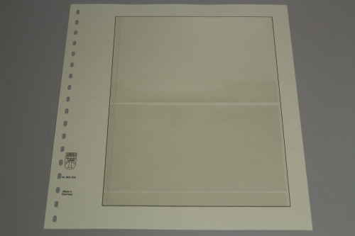 Lindner, T-Blanko-Blatt 802202, 2 Taschen 120 x 104 mm, Breite 189 mm