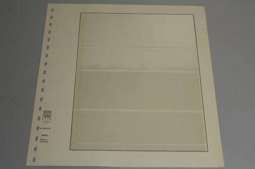 Lindner, T-Blanko-Blatt 802410, 4 Taschen 65 x 38 x 64 x 49 mm, Breite 189 mm
