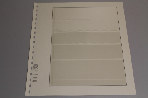 Lindner, T-Blanko-Blatt 802502, 5 Taschen 41x36x36x41x53 mm, Breite 189 mm