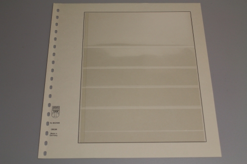 Lindner, T-Blanko-Blatt 802506, 5 Taschen 69x36x31x31x35 mm, Breite 189 mm