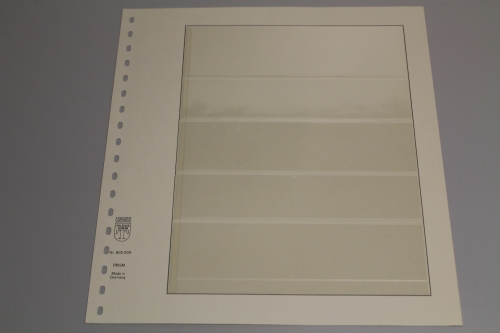 Lindner, T-Blanko-Blatt 802509, 5 Taschen 51x36x44x35x44 mm, Breite 189 mm
