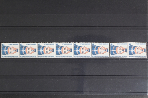 Berlin, MiNr. 814 R, 8er Streifen, ZN 100, postfrisch