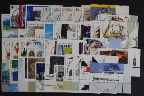 Deutschland, MiNr. 2231-2304, Jahrgang 2002, Ecke re. unten, ESST Berlin