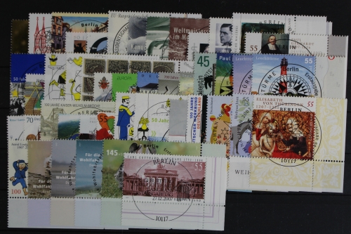 Deutschland, MiNr. 2578-2634, Jahrgang 2007, Ecke re. unten, ESST Berlin