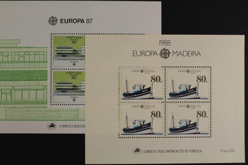 Madeira, MiNr. Block 8 + 9, postfrisch