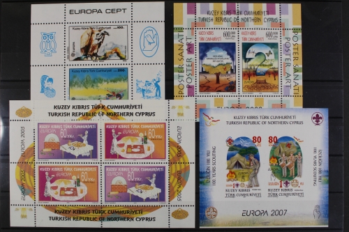 Türkisch- Zypern, MiNr. Block 5, 21, 23, 26, postfrisch