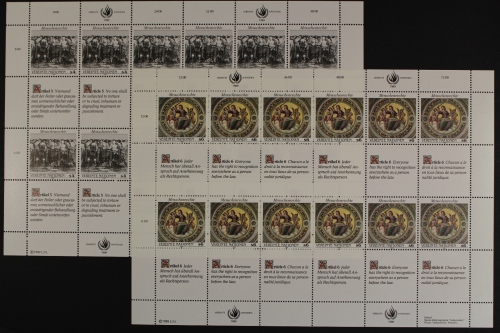 UNO - Wien, MiNr. 96-97 ZD Bogen, postfrisch