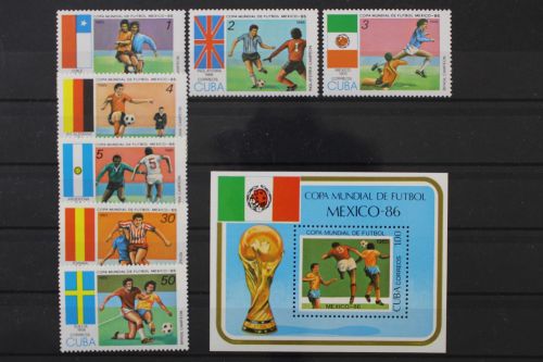 Kuba, MiNr. 2911-2917 + Block 88, postfrisch