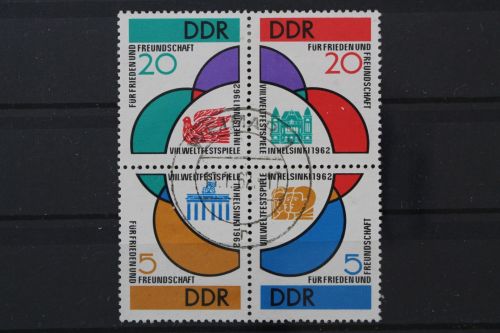 DDR, MiNr. 901-904, Viererblock, gestempelt