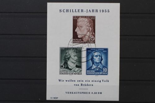 DDR, MiNr. Block 12, gestempelt