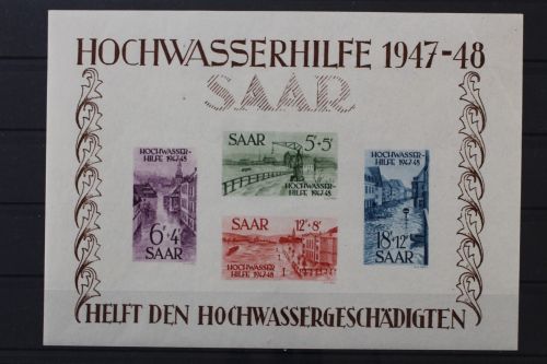 Saarland, MiNr. Block 1, postfrisch