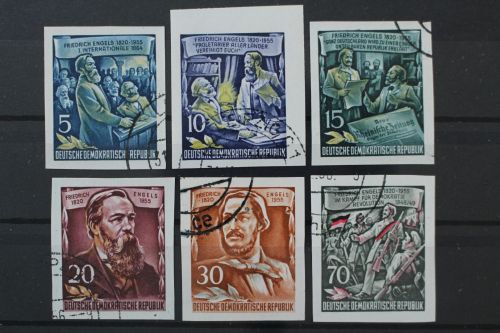 DDR, MiNr. 485-490 B, gestempelt