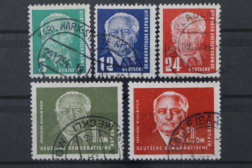 DDR, MiNr. 322-326, gestempelt